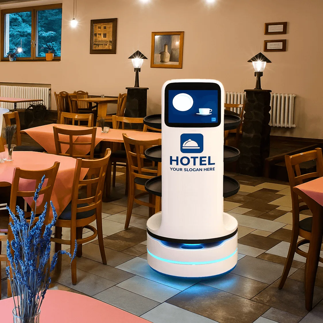 Servierroboter im Restaurant | Gastro Roboter für effizienten Service im Hotel und der Gastronomie